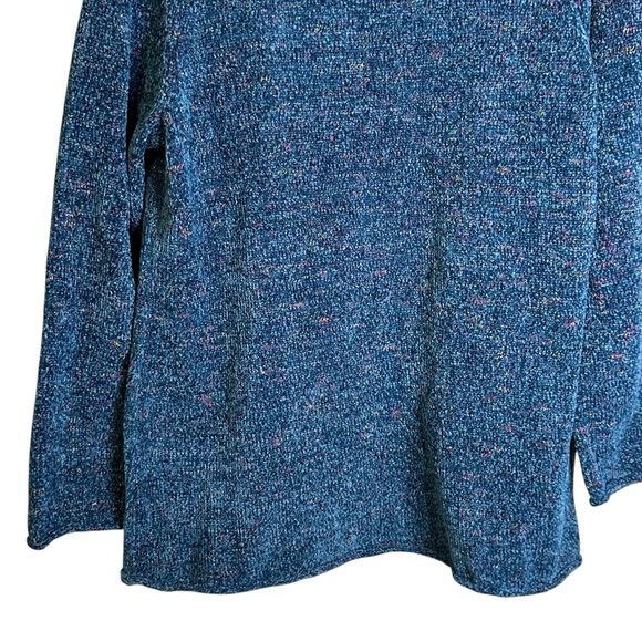 Habitat Clothes to Live In 87740 Tweed‎ Cowl Tunic Sweater Side Buttons L NWOT - Picture 7 of 11